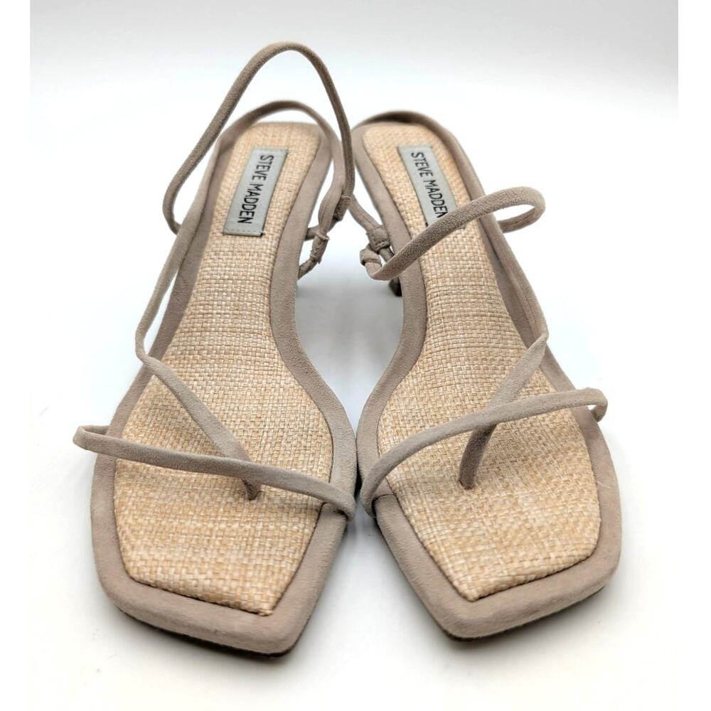 Steve Madden Lock Heel Sandal Open Toe Women's Ta… - image 2